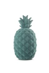 Flok Kaplı Deniz Mavisi Ananas 30x15x15 cm