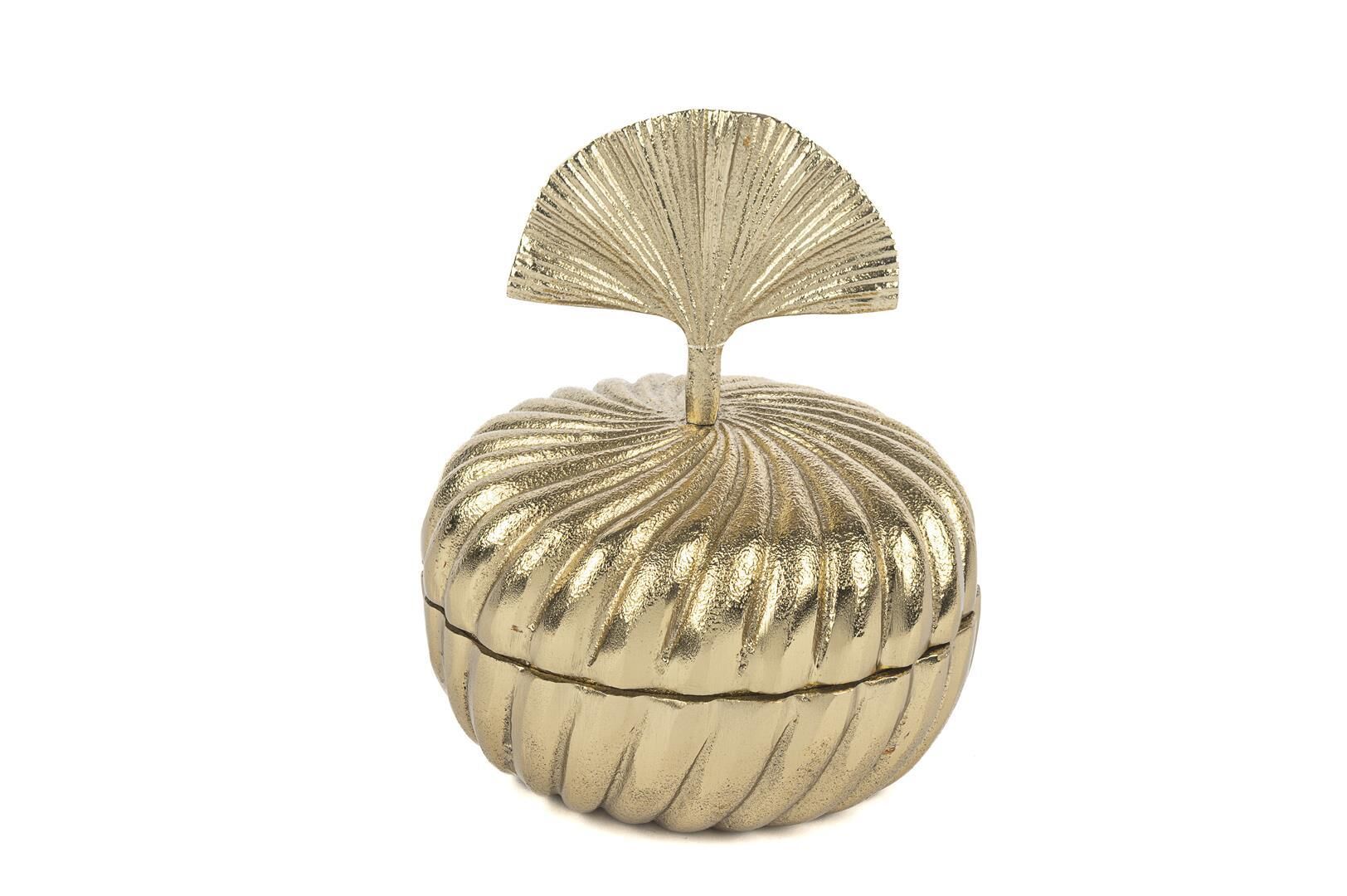 Gold Kapaklı Dekor Obje 16x19cm