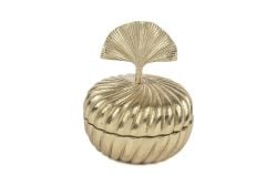 Gold Kapaklı Dekor Obje 16x19cm