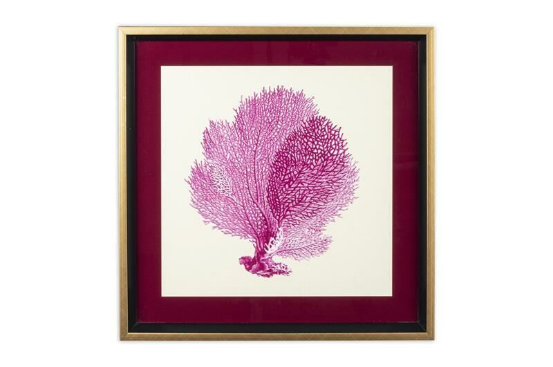 Coral Red 40x40 Tablo