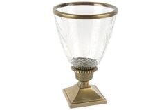 Antik Gold Cam Mumluk 13x20x31 Cm