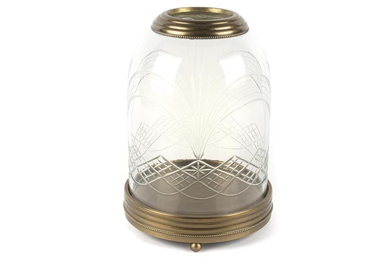 Antik Gold Cam Mumluk 18x8x27 Cm