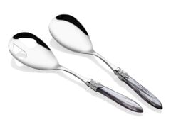 Rivadossi Laura Chrome Gri Salata Servis Seti