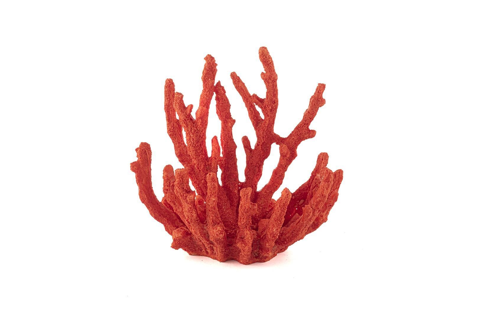 Kırmızı Mercan Resin Obje 15x9x16cm