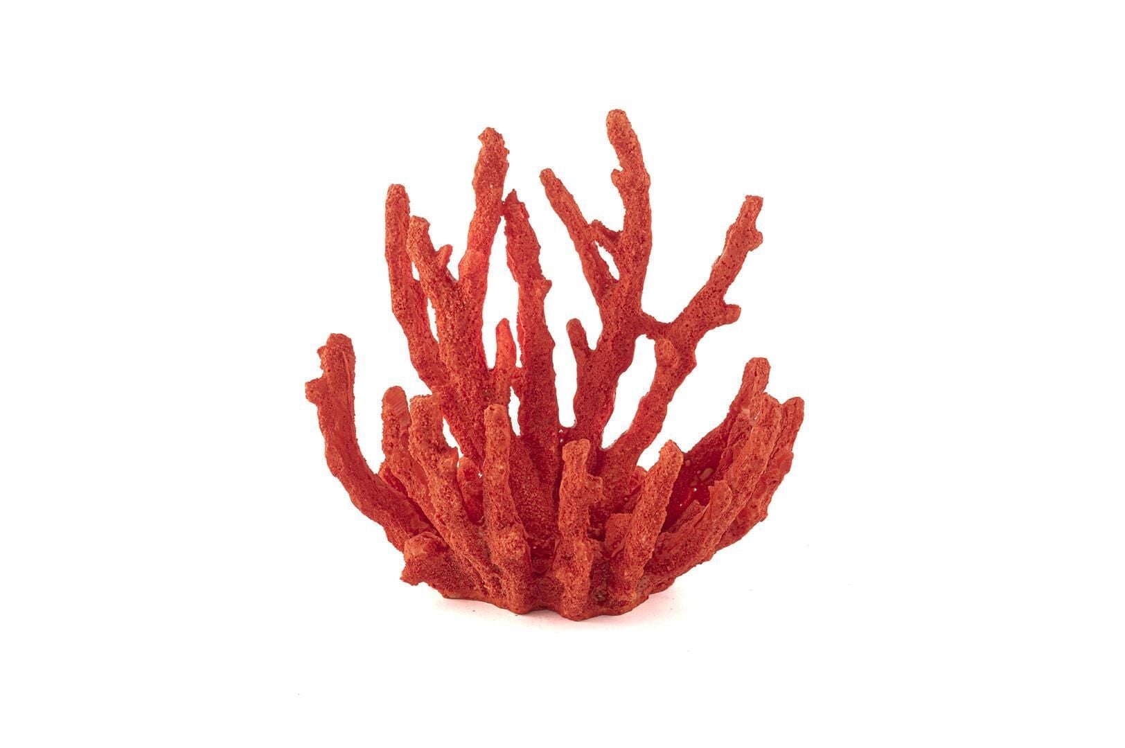 Kırmızı Mercan Resin Obje 15x9x16cm