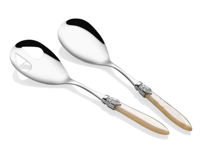 Rivadossi Laura Chrome Kemik Salata Servis Seti