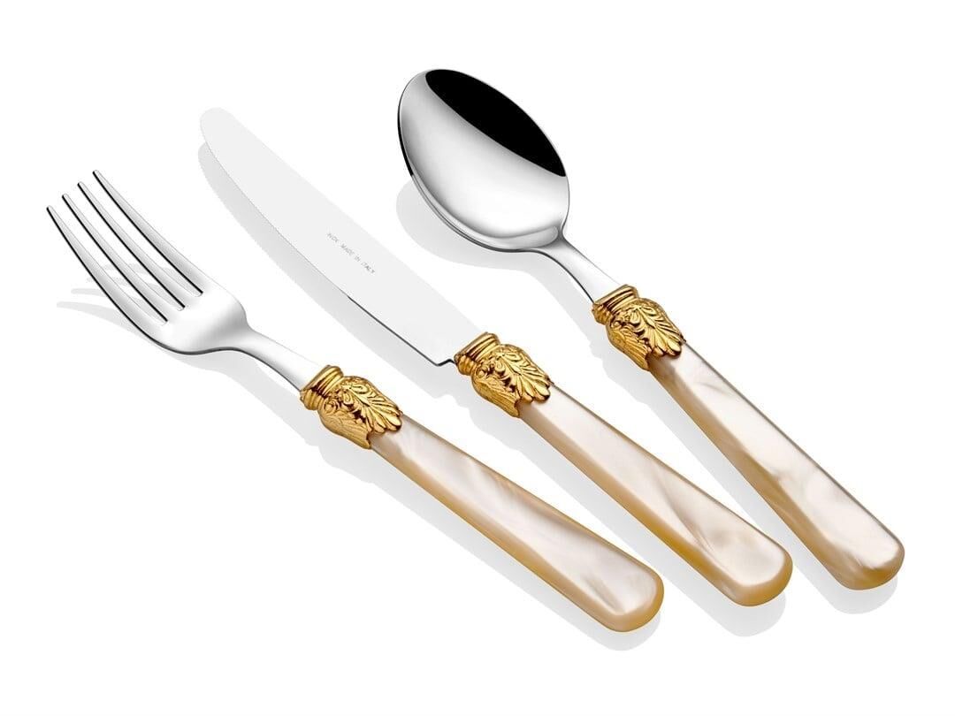 Rivadossi Elena Ring Kemik 75 Parça Çatal Bıçak Seti