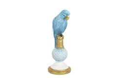 Mavi Papağan Obje 14x35