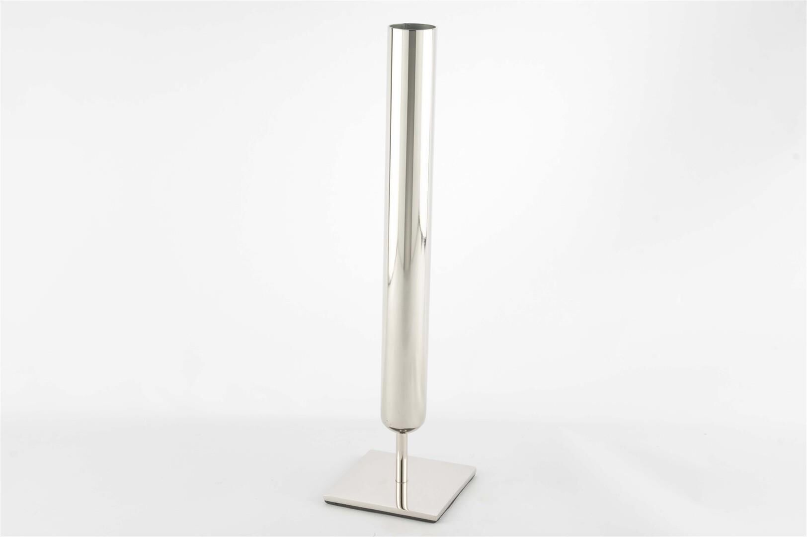 Platin Uzun Vazo 10x39cm