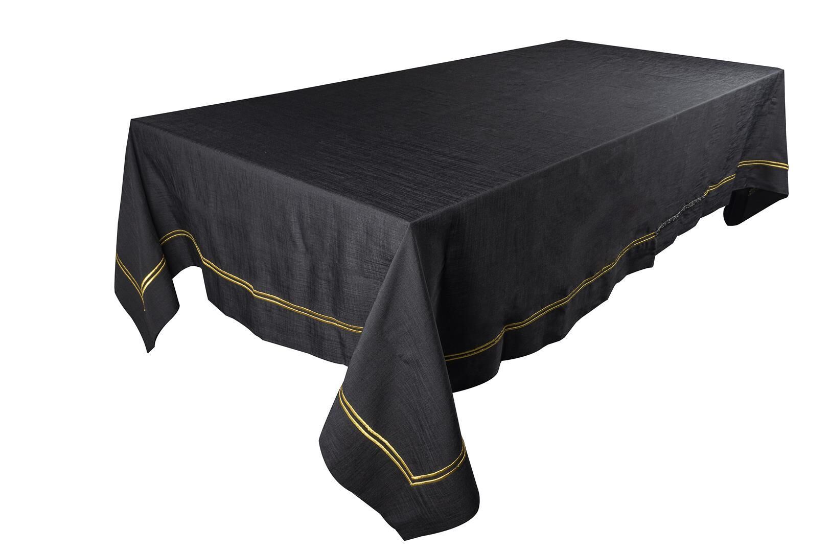 Karmen Siyah 180x280 Masa Örtüsü