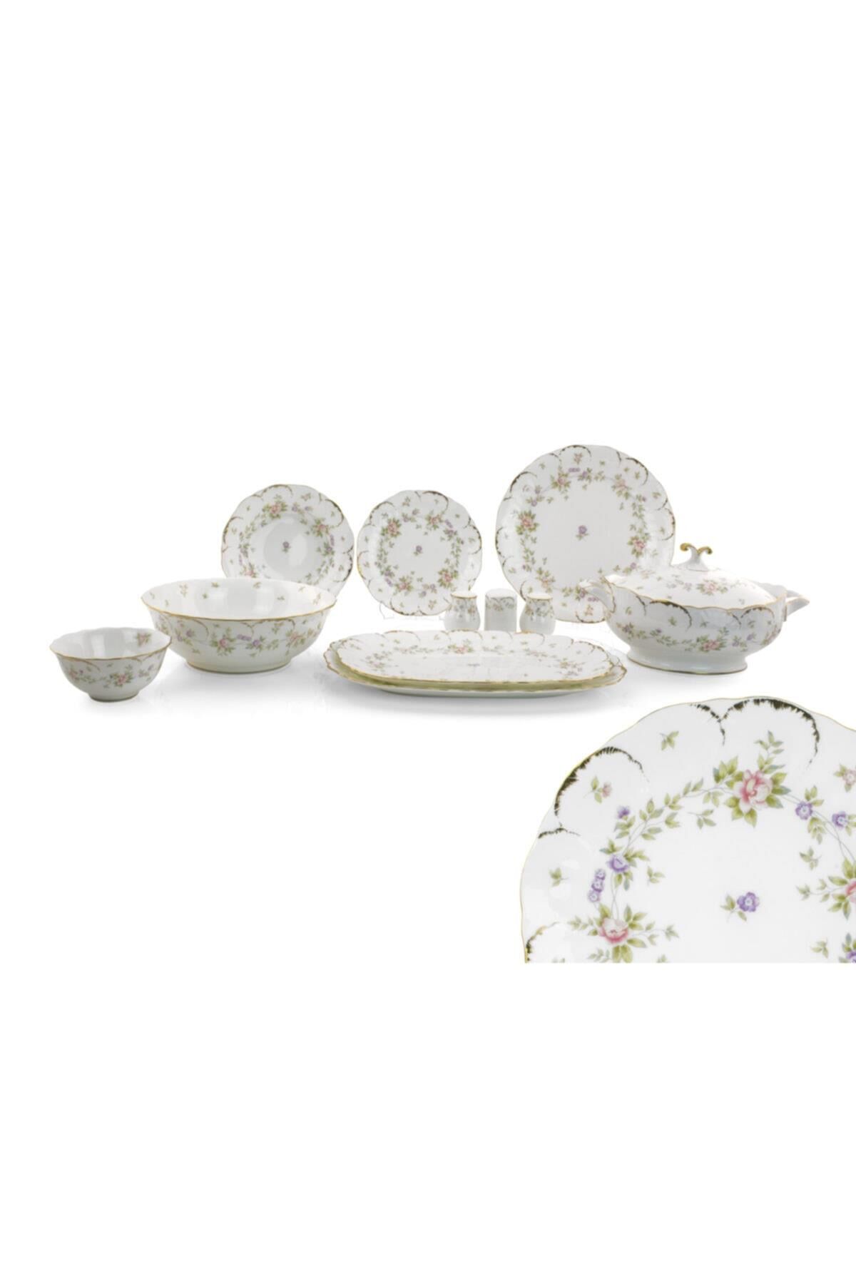 Wanelli Tiffany Flowers 60 Parça Yemek Takımı