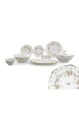 Wanelli Tiffany Flowers 60 Parça Yemek Takımı