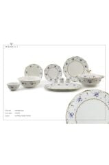Wanelli Tiffany Blue 60 Parça Yemek Takımı