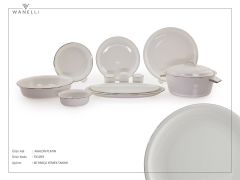 Avalon Platin 60 Parça Yemek Takımı