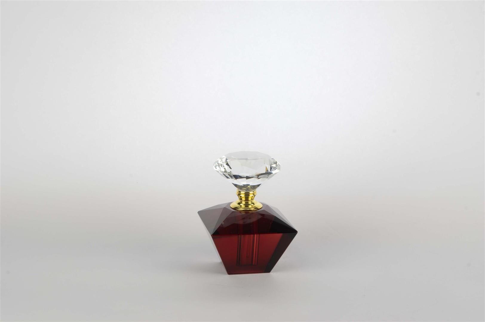 Kristal Kırmızı Şişe 11x8cm