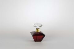 Kristal Kırmızı Şişe 11x8cm