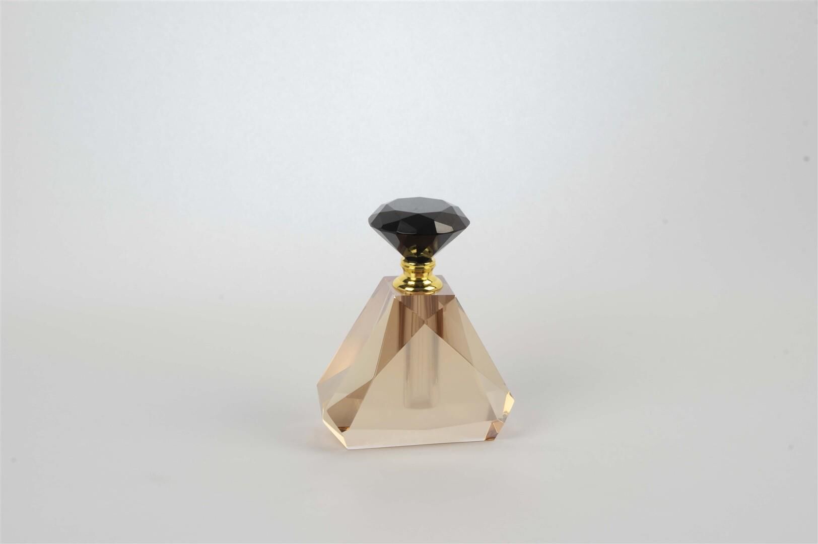 Kristal Şampanya Siyah Kapak Şişe 10x5x12cm