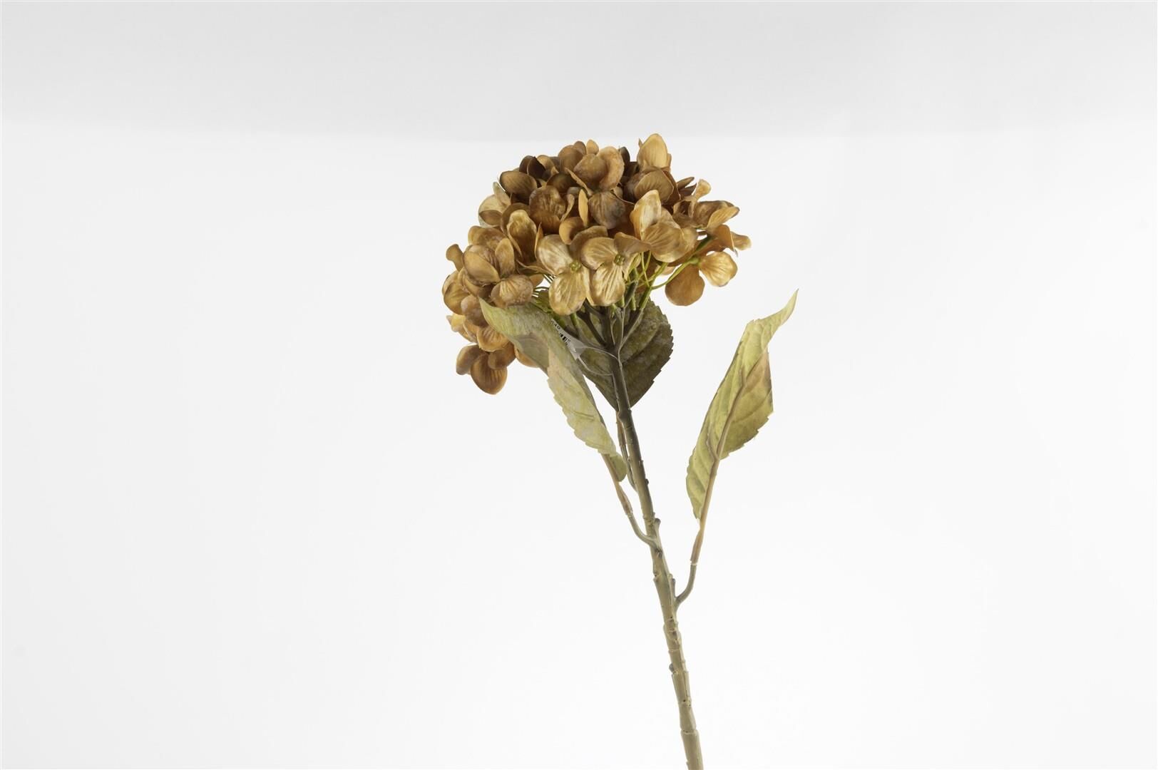 Ortanca Kahve Yapay Çiçek 57cm