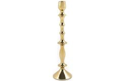 Gold Metal Boğumlu Mumluk 35 Cm
