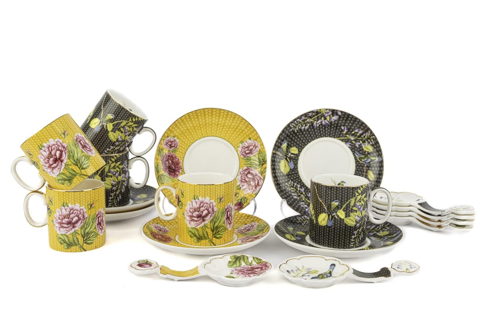 Karen 6lı Kahve Fincanı Seti 18prç 100cc