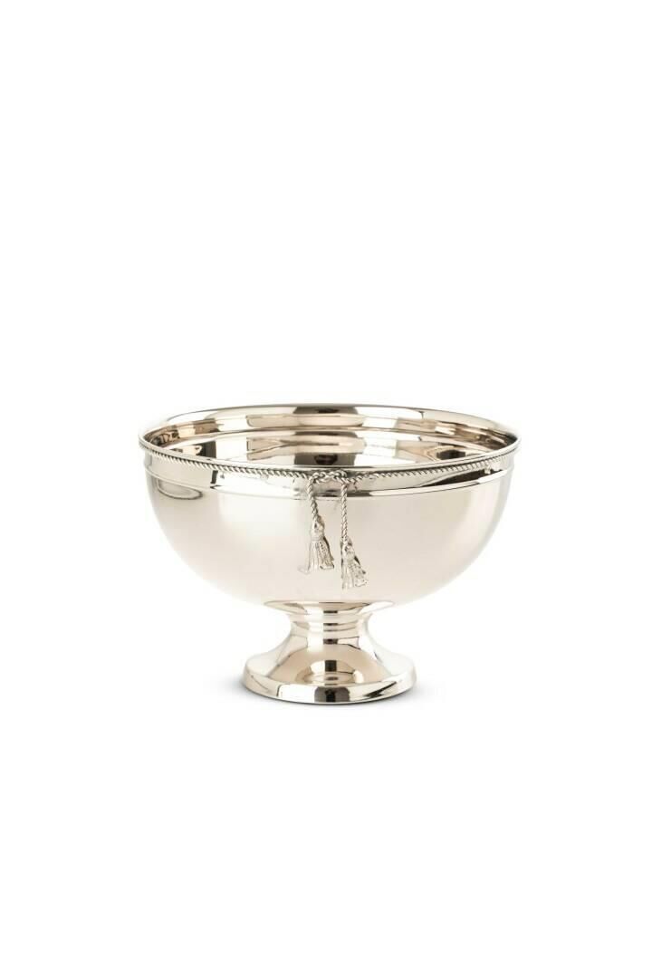 Halat Detay Yuvarlak Metal Kase 18*26 cm