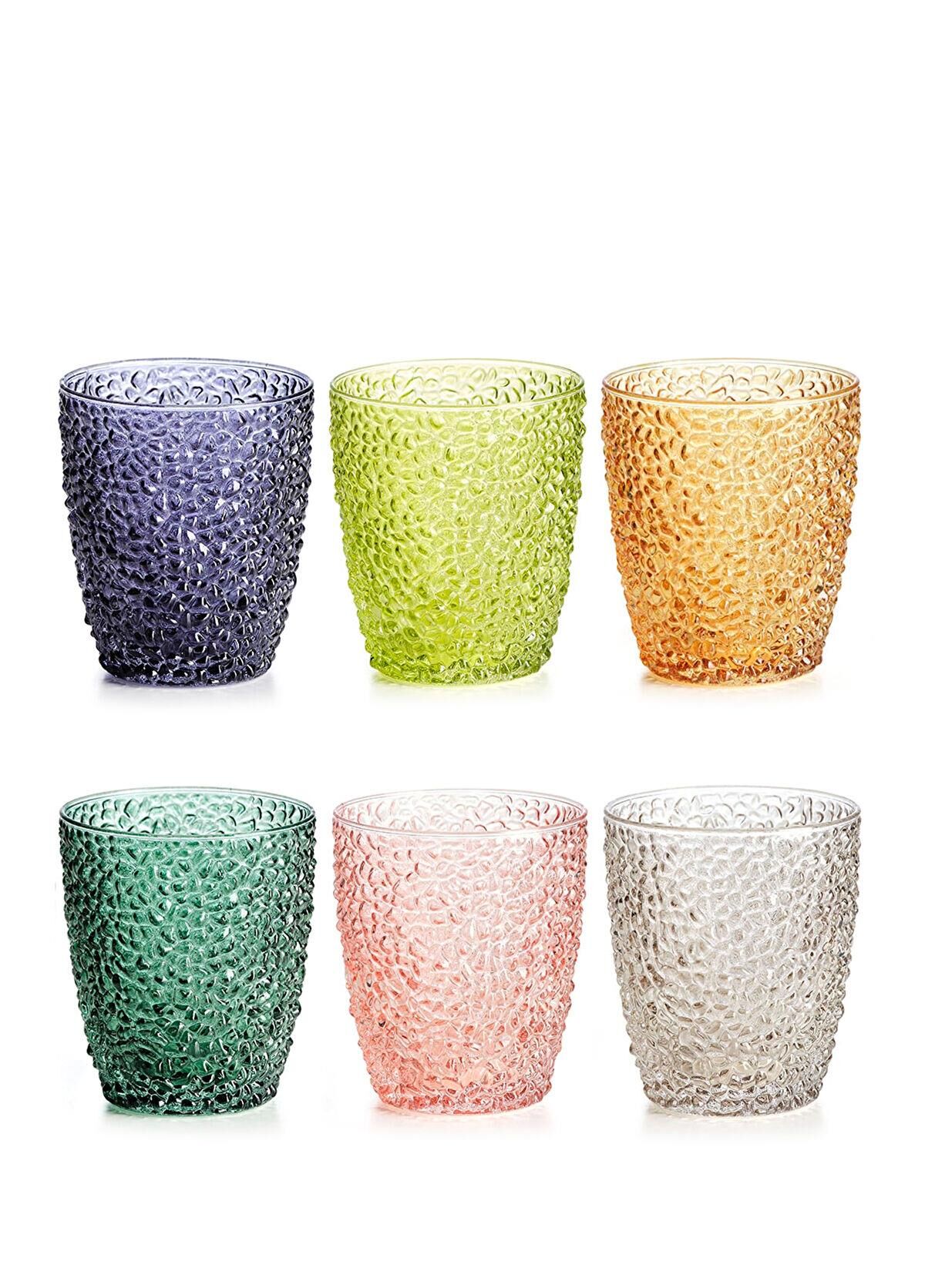 I.V.V Special 6lı Set Renkli Bardak 27 Cl
