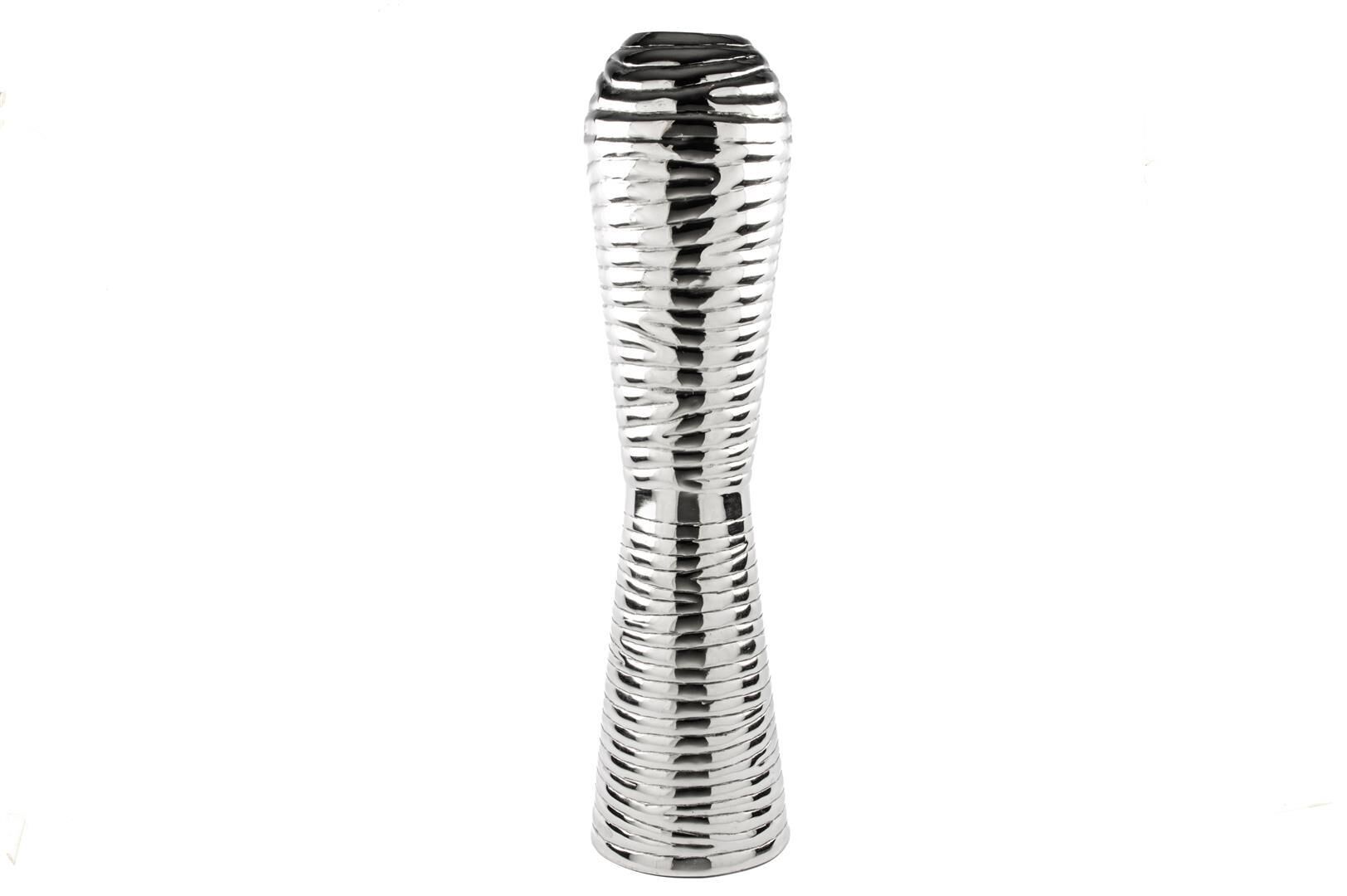 Nikel Dokulu Uzun Vazo 19x78cm