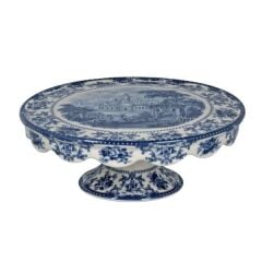 Florantine Ayaklı Kek Standı 25Cm Mavi