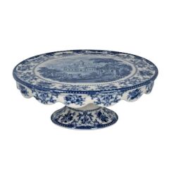 Florantine Ayaklı Kek Standı 25Cm Mavi