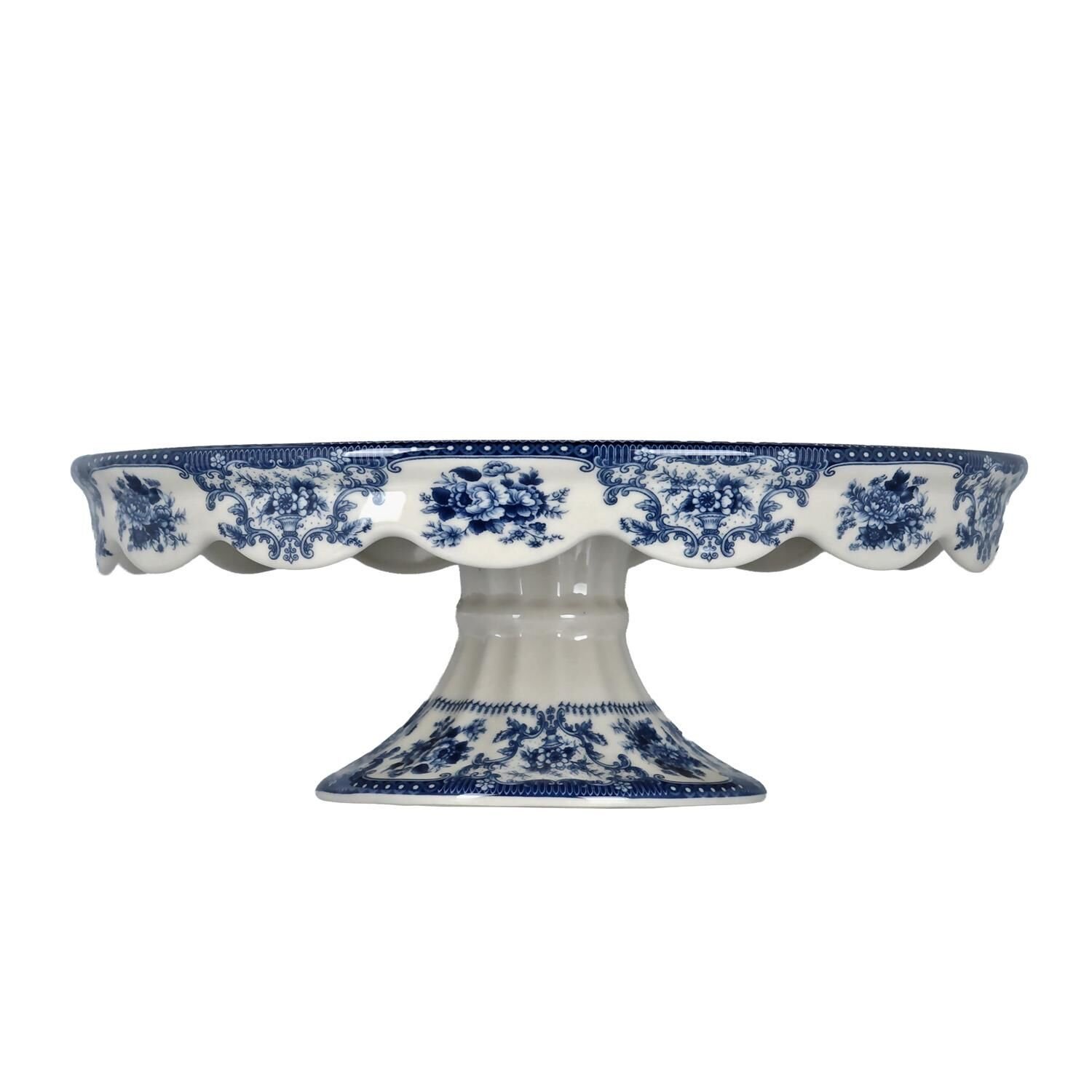 Florantine Ayaklı Kek Standı 25Cm Mavi