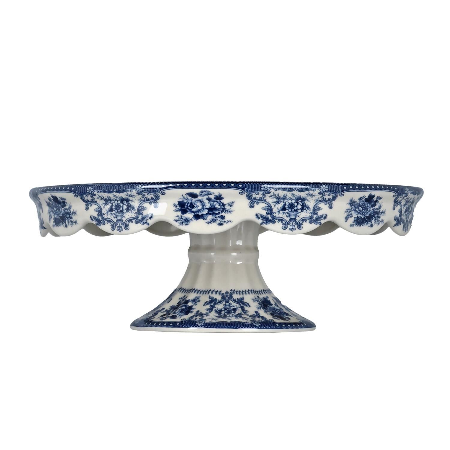 Florantine Ayaklı Kek Standı 25Cm Mavi