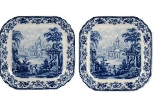 Florantine 12cm 4Lu Sunum Tabak Seti Mavi