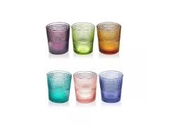 I.V.V Speedy 6lı Set Renkli Bardak 28 Cl