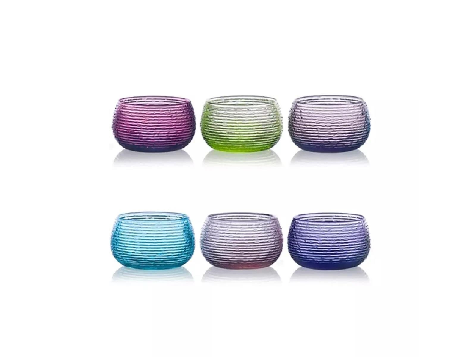I.V.V Multicolor 6lı Set Kase 10,5 Cm Renkli