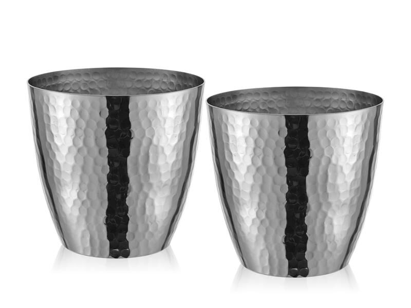 Bohe Silver Vazo Büyük 22 Cm