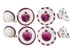 Fortuna 4lü Çay Fincanı Seti