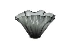 Yeşil Vintage Cam Dekoratif Kâse 19x35x22cm