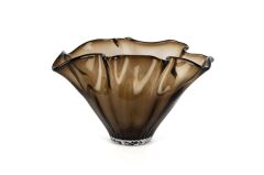 Kahve Vintage Cam Dekoratif Kâse 19x35x22cm