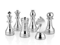 Chess 6lı Set Silver 9x9x21 Cm