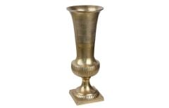 Gold Geniş Ağızlı Vazo 58 Cm