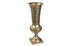 Gold Geniş Ağızlı Büyük Vazo 75cm