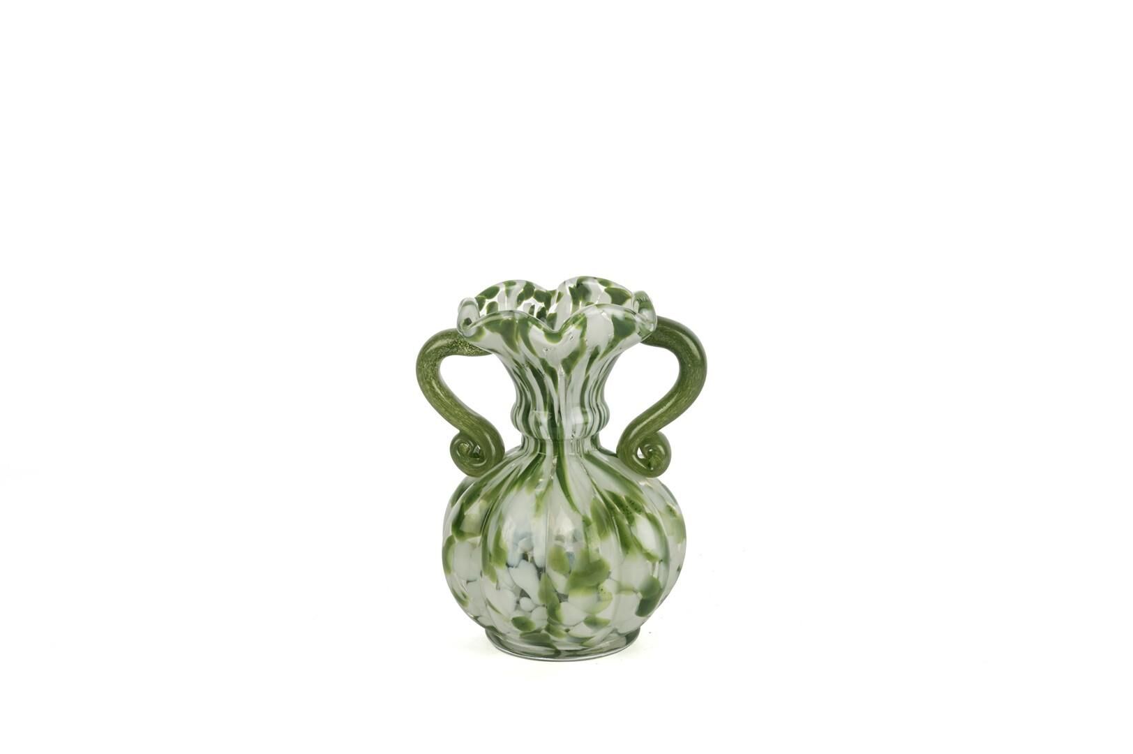 Verdant Swirl Art Vazo 12x16cm