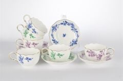 Leaf Elegance 6lı Kahve Fincan Seti 90cc