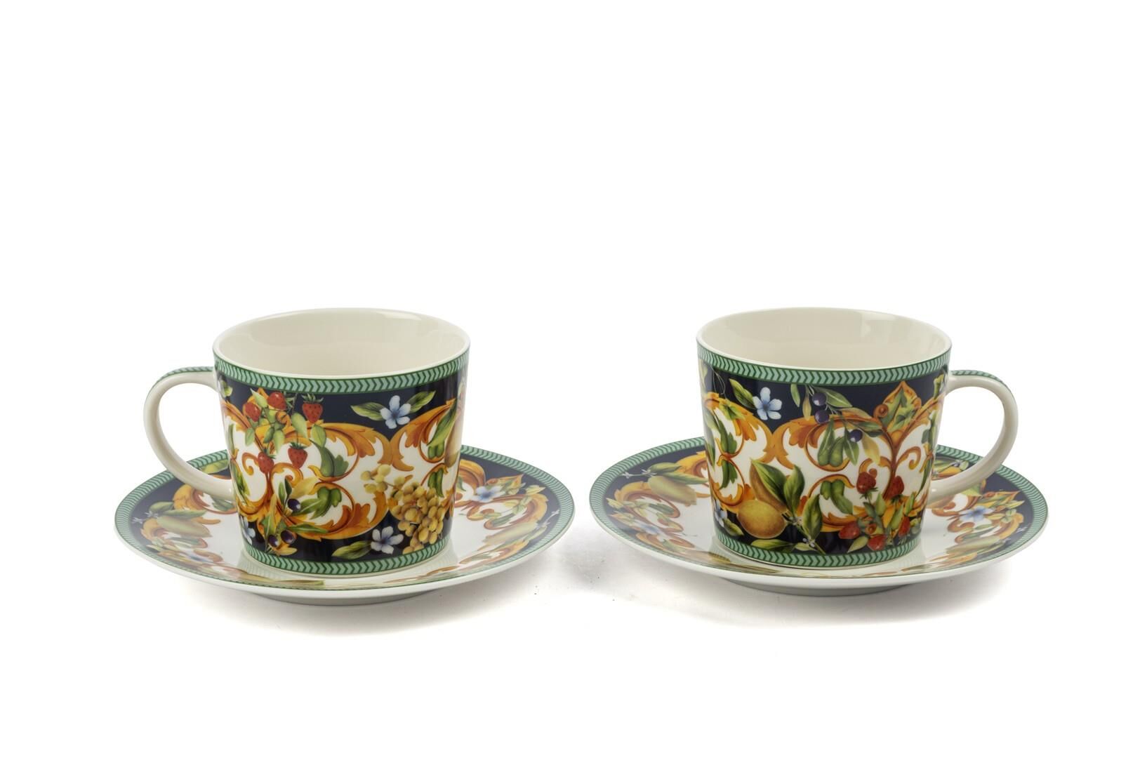 Capri Flora 2li Çay Fincan Seti 220cc