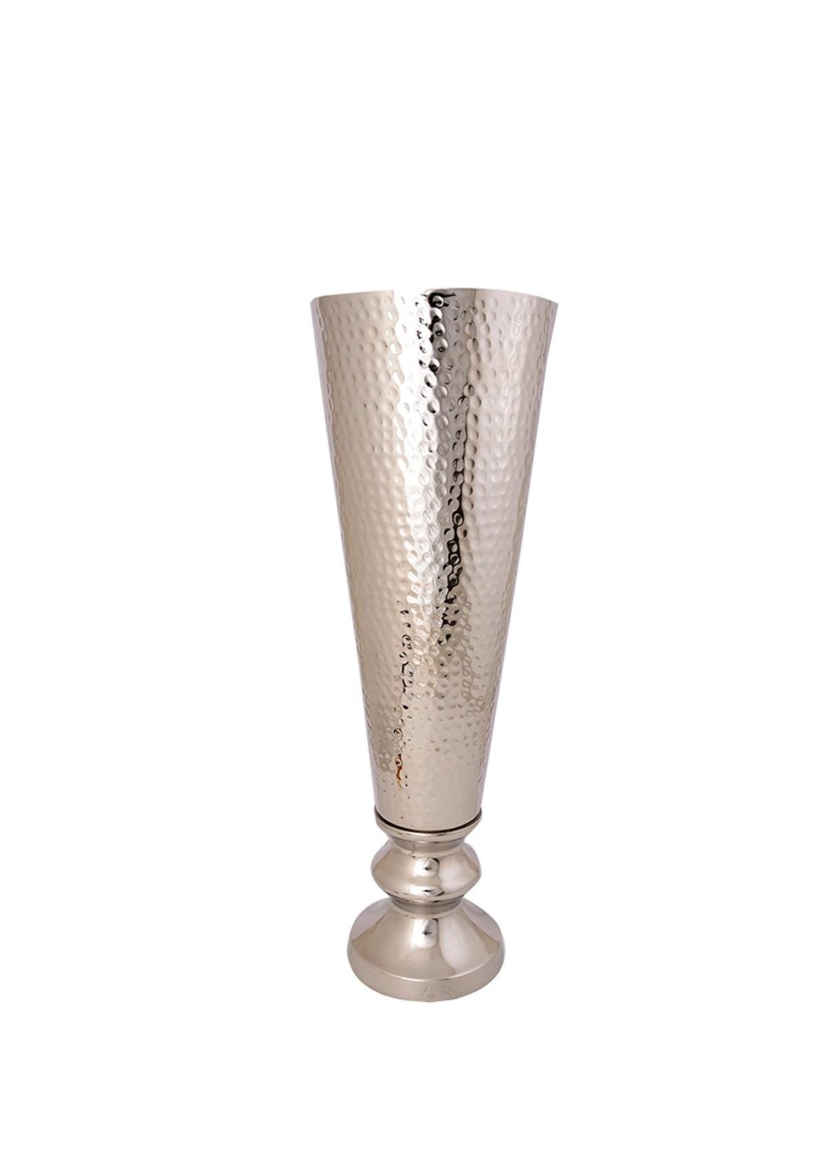 Gümüş Dövmeli Vazo 67 Cm