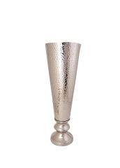 Gümüş Dövmeli Vazo 67 Cm