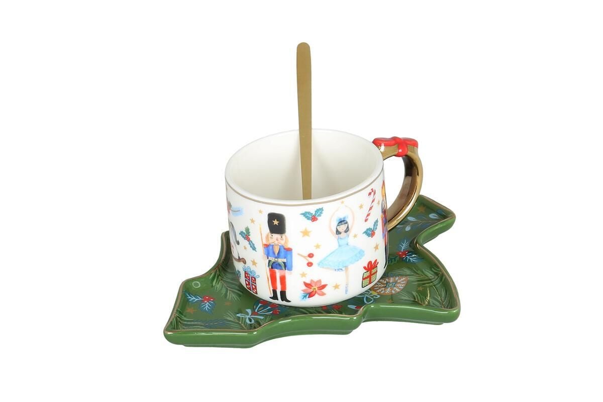 Jollina Bone Çam Ağacı Tabaklı Fincan 250Ml