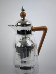 Gümüş Ahşap Kulplu Termos