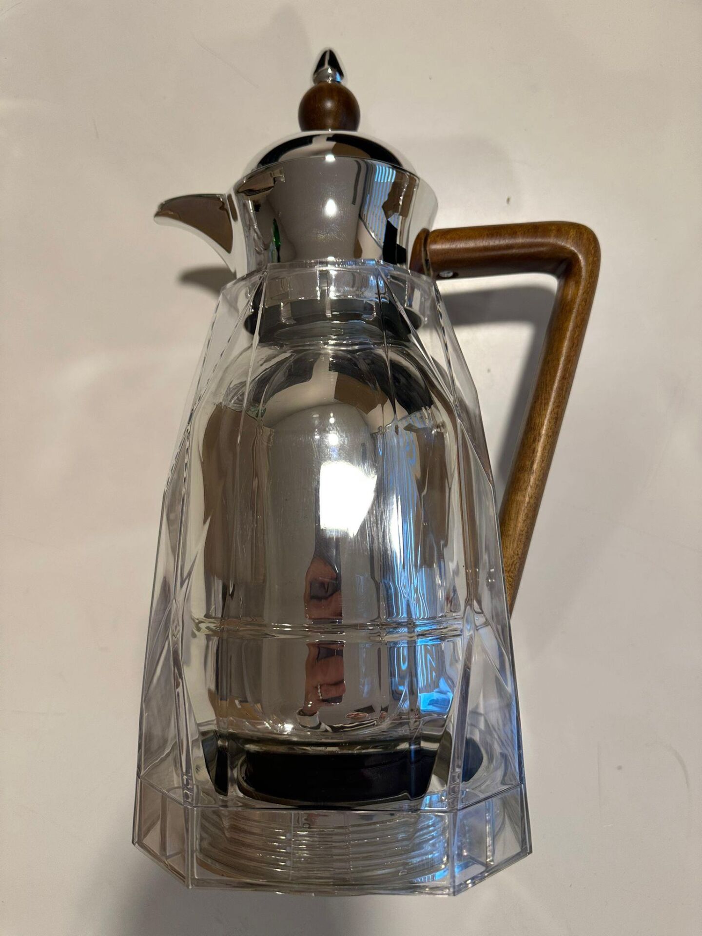 Gümüş Ahşap Termos