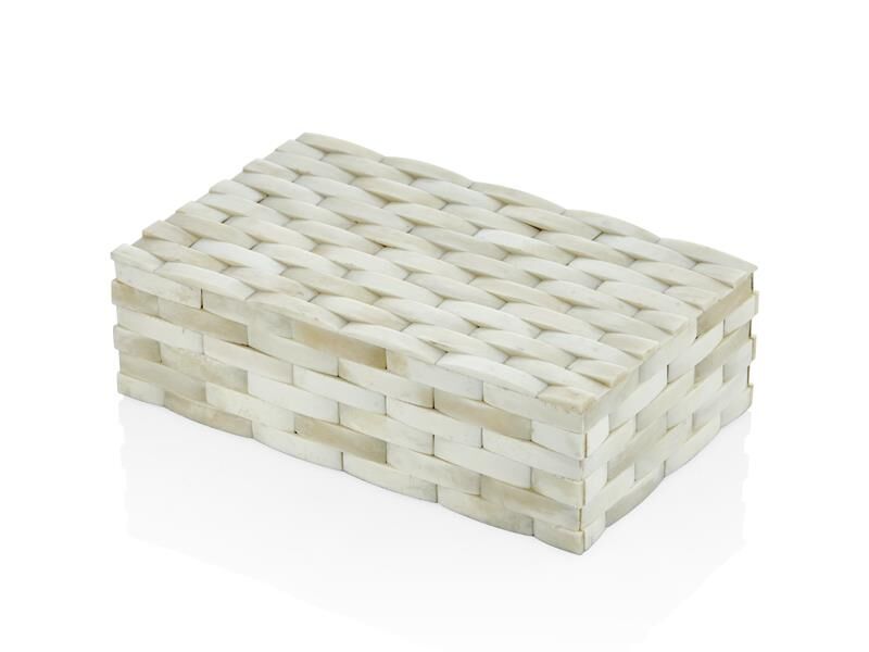 Matting Dikdörtgen Büyük Beyaz Kutu 25,5x15x7,5 Cm